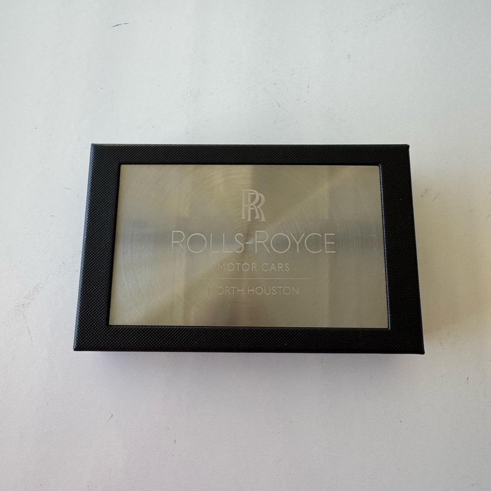 Rolls-Royce Executive Dealer Gift Pen in Black and Silver Box No Key Chain NEW
